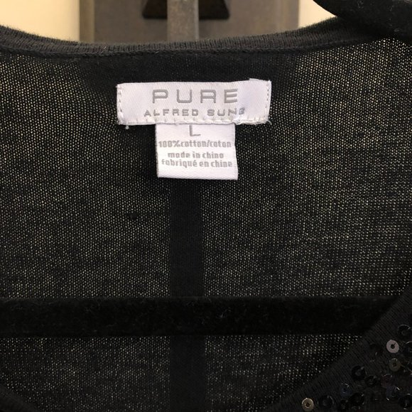 Pure Alfred Sung Black Cardigan - Picture 3 of 5